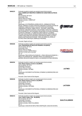 RPI - Marcas 2249 "Vervs Consultoria" 