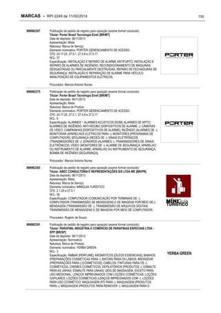 RPI - Marcas 2249 "Vervs Consultoria" 