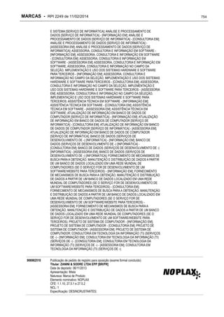 RPI - Marcas 2249 "Vervs Consultoria" 