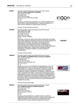 RPI - Marcas 2249 "Vervs Consultoria" 