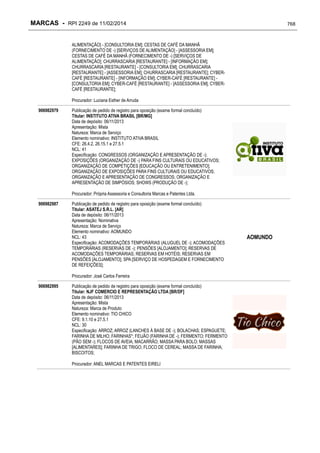 RPI - Marcas 2249 "Vervs Consultoria" 