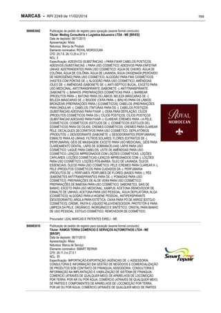 RPI - Marcas 2249 "Vervs Consultoria" 