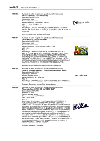 RPI - Marcas 2249 "Vervs Consultoria" 