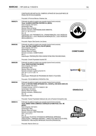 RPI - Marcas 2249 "Vervs Consultoria" 