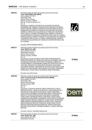 RPI - Marcas 2249 "Vervs Consultoria" 