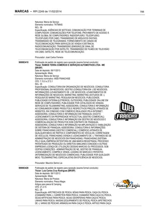 RPI - Marcas 2249 "Vervs Consultoria" 