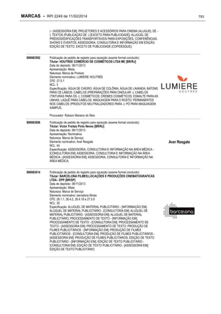 RPI - Marcas 2249 "Vervs Consultoria" 