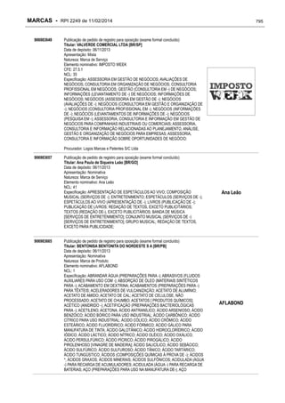 RPI - Marcas 2249 "Vervs Consultoria" 