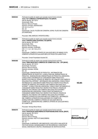 RPI - Marcas 2249 "Vervs Consultoria" 