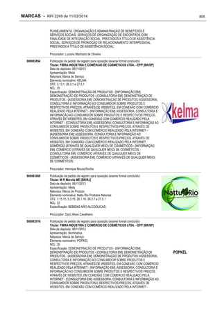 RPI - Marcas 2249 "Vervs Consultoria" 