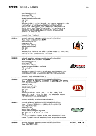 RPI - Marcas 2249 "Vervs Consultoria" 