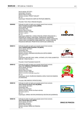 RPI - Marcas 2249 "Vervs Consultoria" 