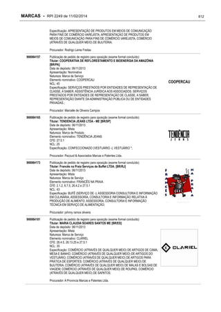 RPI - Marcas 2249 "Vervs Consultoria" 