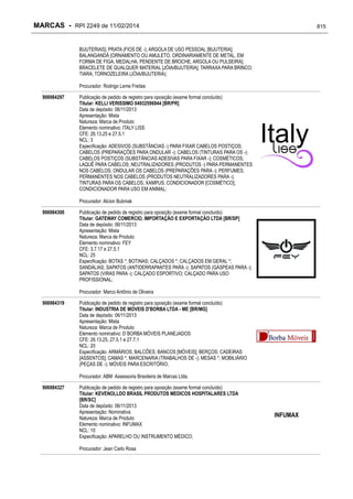 RPI - Marcas 2249 "Vervs Consultoria" 