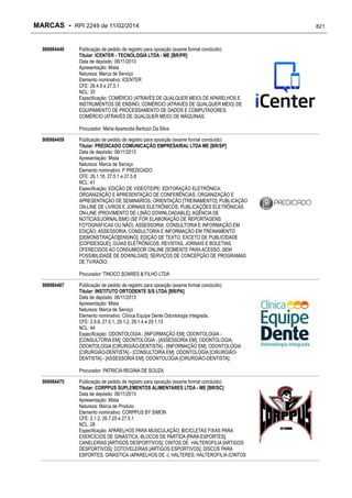 RPI - Marcas 2249 "Vervs Consultoria" 