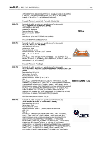 RPI - Marcas 2249 "Vervs Consultoria" 