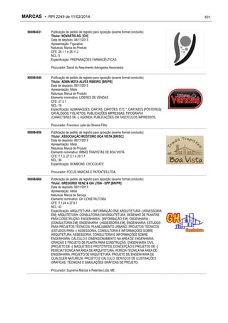 RPI - Marcas 2249 "Vervs Consultoria" 