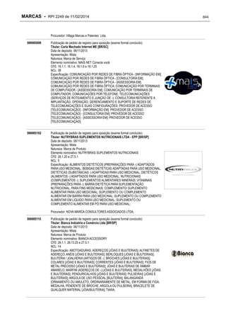 RPI - Marcas 2249 "Vervs Consultoria" 