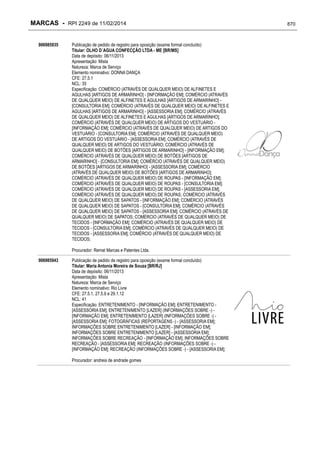 RPI - Marcas 2249 "Vervs Consultoria" 