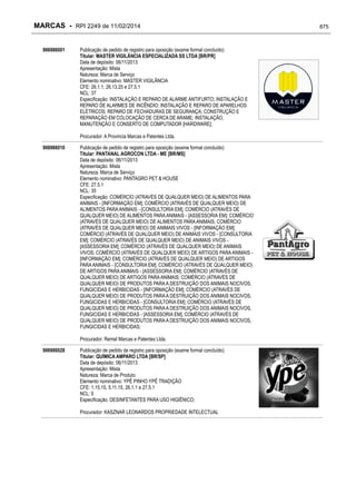 RPI - Marcas 2249 "Vervs Consultoria" 