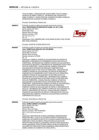 RPI - Marcas 2249 "Vervs Consultoria" 