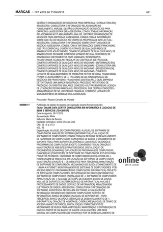 RPI - Marcas 2249 "Vervs Consultoria" 