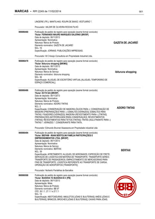 RPI - Marcas 2249 "Vervs Consultoria" 