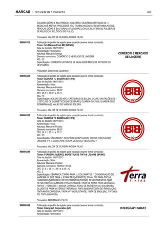 RPI - Marcas 2249 "Vervs Consultoria" 