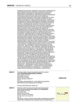 RPI - Marcas 2249 "Vervs Consultoria" 