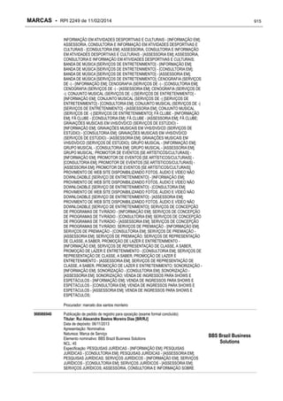 RPI - Marcas 2249 "Vervs Consultoria" 