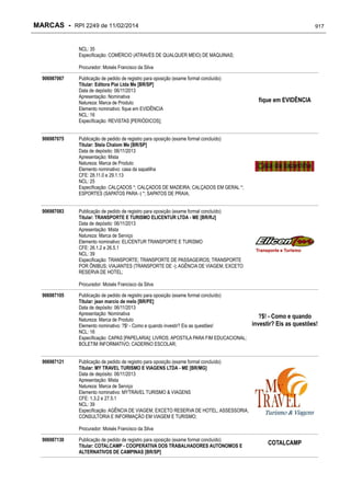 RPI - Marcas 2249 "Vervs Consultoria" 