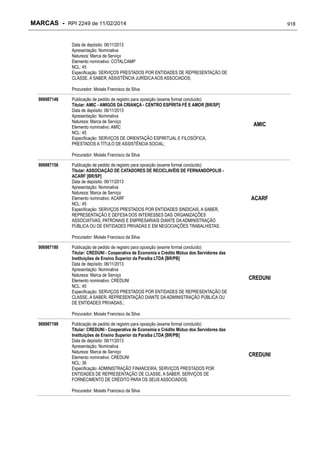RPI - Marcas 2249 "Vervs Consultoria" 