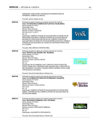 RPI - Marcas 2249 "Vervs Consultoria" 