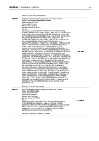 RPI - Marcas 2249 "Vervs Consultoria" 