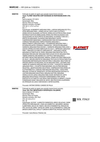 RPI - Marcas 2249 "Vervs Consultoria" 