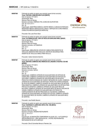 RPI - Marcas 2249 "Vervs Consultoria" 