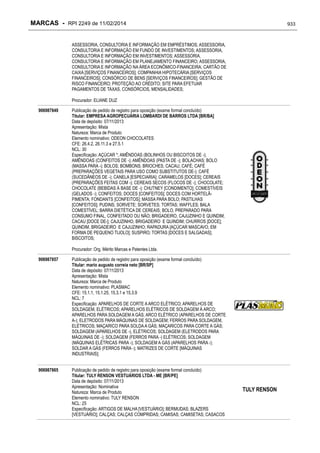 RPI - Marcas 2249 "Vervs Consultoria" 