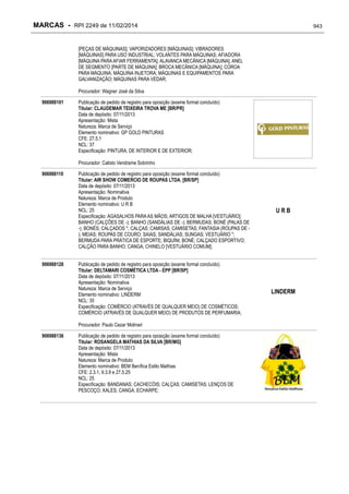 RPI - Marcas 2249 "Vervs Consultoria" 