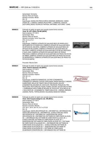 RPI - Marcas 2249 "Vervs Consultoria" 