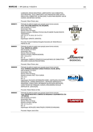 RPI - Marcas 2249 "Vervs Consultoria" 