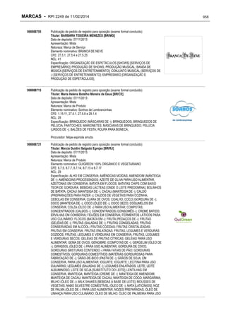 RPI - Marcas 2249 "Vervs Consultoria" 