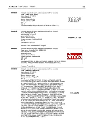 RPI - Marcas 2249 "Vervs Consultoria" 