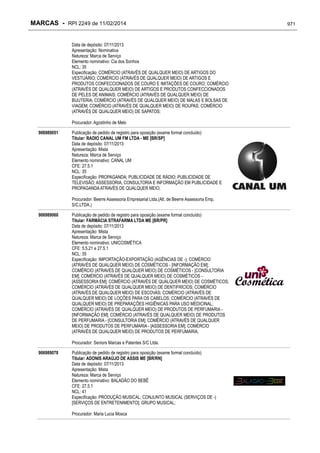 RPI - Marcas 2249 "Vervs Consultoria" 