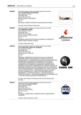 RPI - Marcas 2249 "Vervs Consultoria" 