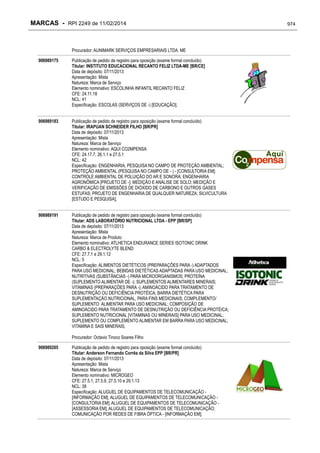 RPI - Marcas 2249 "Vervs Consultoria" 