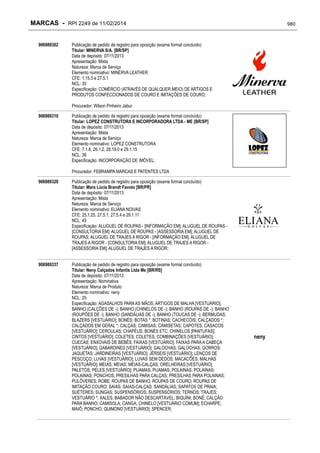 RPI - Marcas 2249 "Vervs Consultoria" 