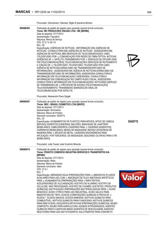 RPI - Marcas 2249 "Vervs Consultoria" 