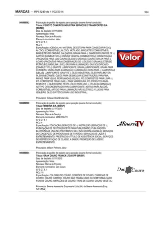 RPI - Marcas 2249 "Vervs Consultoria" 