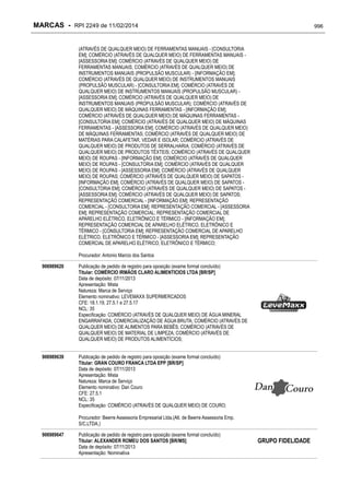 RPI - Marcas 2249 "Vervs Consultoria" 