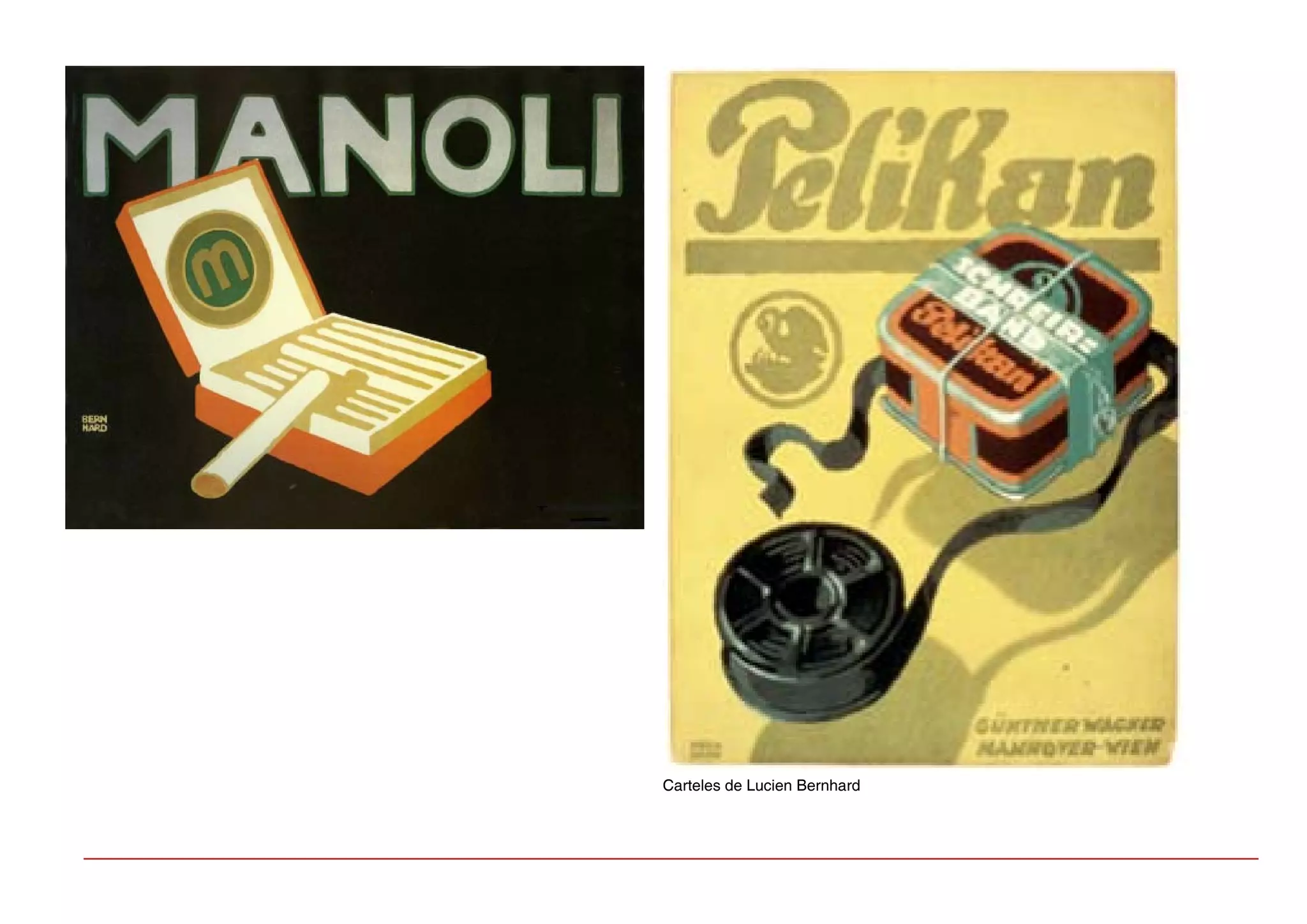 Carteles de Lucien Bernhard
 